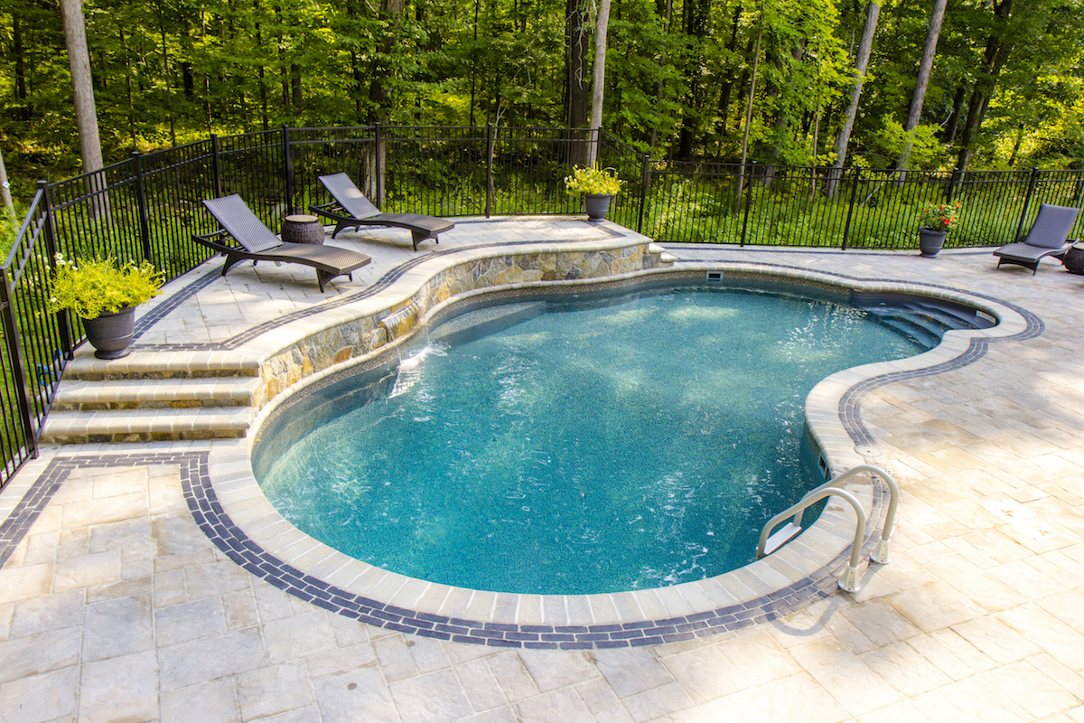 Custom inground pool